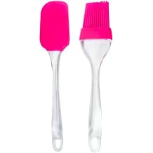 Promosyonca Silikon Spatula ve F r a Seti, 2 Par a Pembe