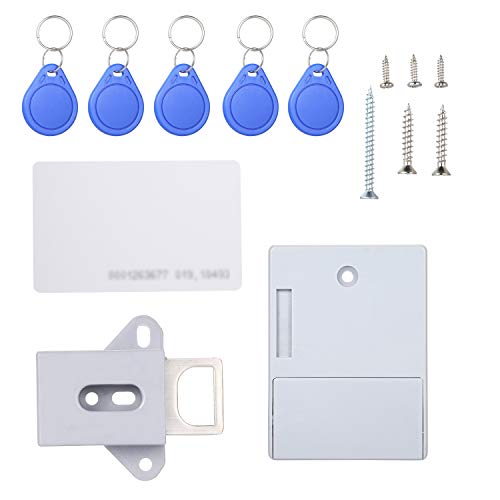Blusea – Fechadura para armário oculto, bloqueio eletrônico de RFID (DIY) com sensor inteligente par