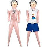 Liliful 59 Inch No Moving Parts Judy Doll Inflatable Blow up Doll Funny Dress up Blow up Doll Life Size for Parties Decoration Pranks Toys Halloween Gag Gifts Holidays(Man)