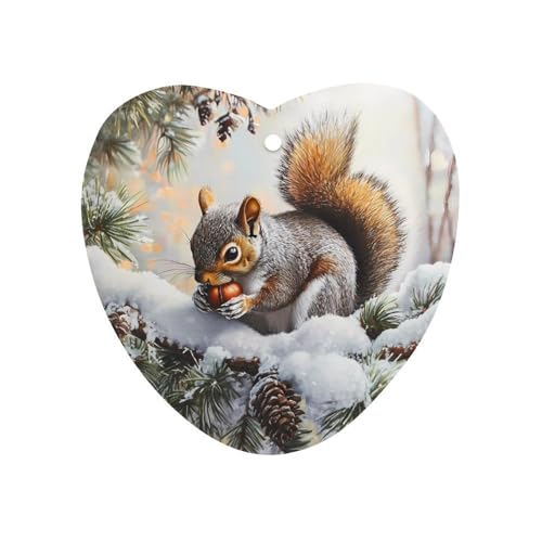 Squirrel Cute Animal Car Air Freshener Hanging Aromatherapy Tablets for Car Accessories Love form