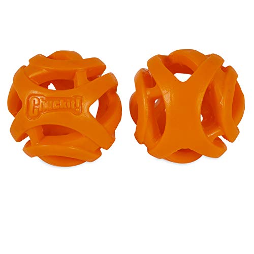 ChuckIt! Durable Breathe Right Ball Dog Toy, (Medium 2-Pack)
