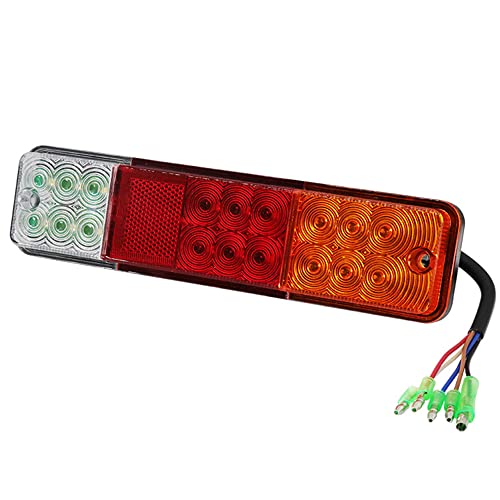 BATLAM 2 Peças LED Forklift Luz Traseira Trailer Tail Light 12V-80V Trator Turn Signal Freio Lâmpada