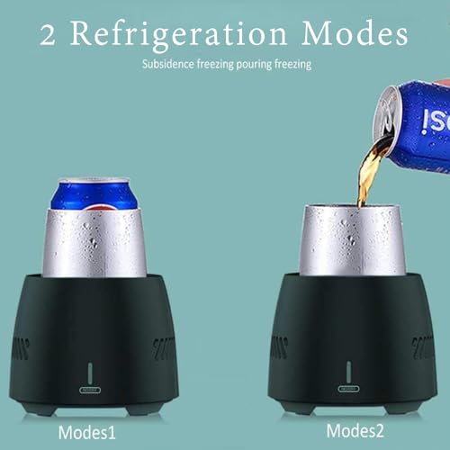 Portable Electric Chiller, 350ML Cooling Cup with Dual Mode for Rapid -2°C to 8°C Refreshment at Home or Events - Image 3