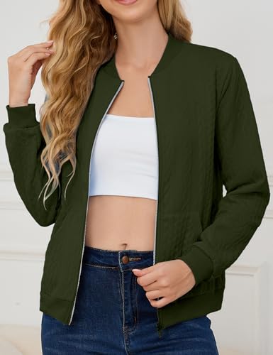 Image of Womens Full Zip Up Cardigan Sweater Casual Solid Long Sleeve Sweatshirt Coat with Pocket