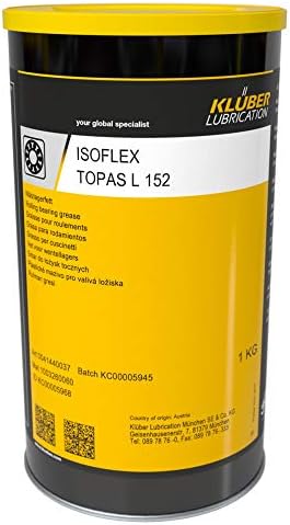 Kluber Isoflex Topas NB 52 1kg Can - Synthetic Grease - 35.27 Ounce - Prevent Corrosion - 2.20462 pounds