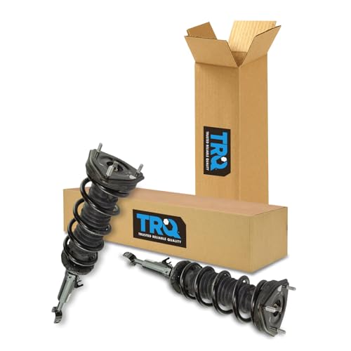 TRQ Front Loaded Quick Complete Shock Strut LH RH Pair 2pc for G35 Coupe 350Z RWD