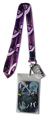 Lanyard Sword Art Online Kirito le cadeau idéal pour fan d'anime avec badge métal