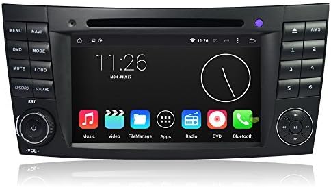 9004-4H Car 2 Din Pure Android Quad Core 1024600 16G for Benz E-Class W211(02-08) (E200,E220,E240,E270,E280) / CLS W219 (CLS350,CLS500,CLS55) / CLK W209/ G W463(01-08)