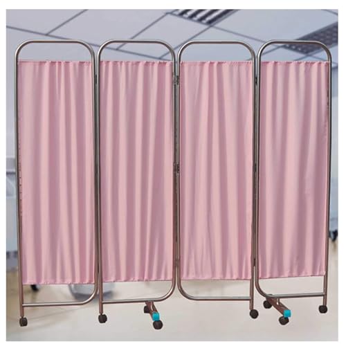 Paravent médical séparateur de pièce pliable aucun assemblage