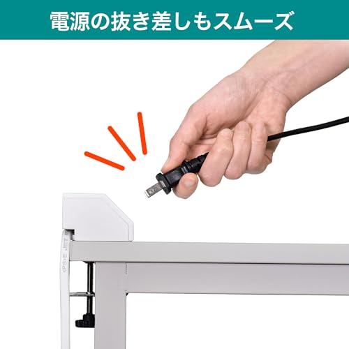 デスクUSBタップ クランプ固定 コンセント4口 USB2口