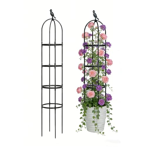 Mowpun Garden Trellis 67in, Plant Trellis for Climbing Plants, Outdoor