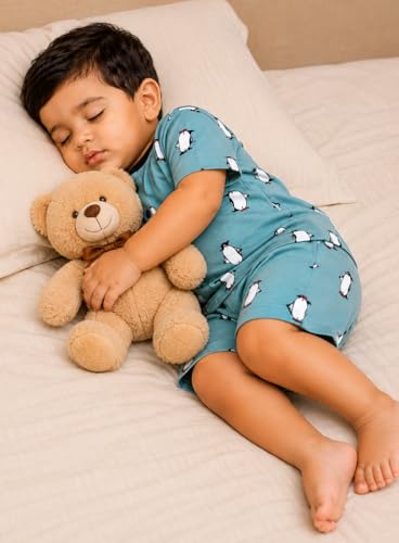 Image of 3BROS Baby Boys & Baby Girls Cotton Hosiery Clothing Set Half Sleeves T-shirt with Matching Pants (DB20HS6027 Parent)
