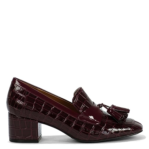 Image of Donald Pliner Women's Kressida Dress Loafers, 2 inch Block Heels for Women, Slip-On Heels for Women