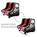 Giantex Foot and Calf Massager with Heat - Shiatsu Foot Massager Machine with Vibration, Deep Kneading, 3-Level Intensity Modes, Electric Foot Massager for Tired Feet, Leg, Calf Pain Relief (Red)