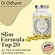 Dr. Oldhaver Slim Formula Top 20 zum Abnehmen, Mit den 20 der besten Diätsubstanzen in einer Kapsel! – African Mango, Grüntee, Taurin, Cayennepfeffer, Grüner Kaffee u.v.a., 120 Kapseln