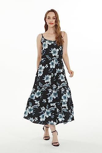 Image of Hawaii Hangover Family Matching Hawaiian Clothes, Midnight Bloom | Family matching Hawaiian outfits, Midnight Bloom, lightweight rayon, machine washable, tropical floral print, luaus, cruises