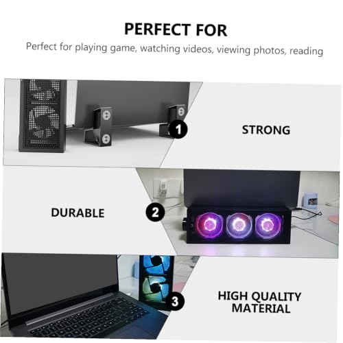 Base para laptop Tofficu con ventilador y diseño ergonómico miniatura 7