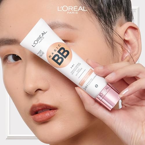 L'Oréal Paris BB C'est Magic BB Cream 03 Moyen Light avec extrait de figure hydratante et antioxydant, 03 m Light