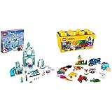 lego juniors anna and elsa's frozen playground producto 1: Los fans de los juguetes Frozen de Disney se enamorarán de los accesorios, que incluyen una silla de hielo, una linterna, una campana y un cofre del tesoro con una corona y diamantes