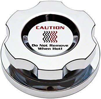 Radiator Cap Cover; Chrome Compatible with 11-14 Mustang