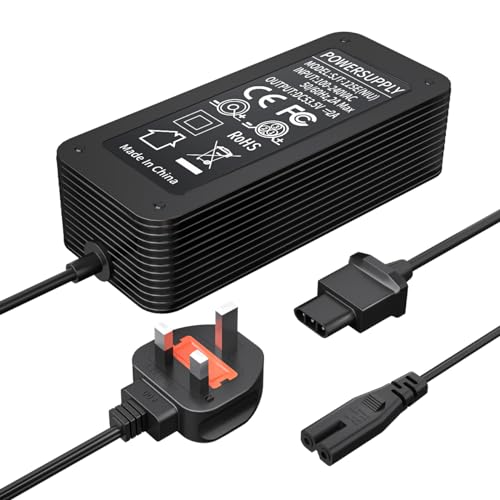 53.5V Hoverboard Charger, Prodrocam 108W Scooter Charger for NIU KQi3, 46.8V Battery Charger for NIU KQi3 Pro / KQi3 Max / KQi3 Sport / KQi2 Pro KQI Air X Sport Pro Electric Scooter Accessories