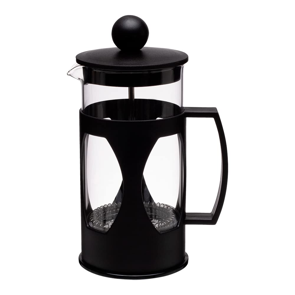 Mimo Style Cafeteira Prensa Francesa Capacidade Para 350 ml Com Haste e Alça Resistente Suporta Altas e Baixas Temperaturas (-20 °C a 180 °C) Excelente Sistema de Filtragem