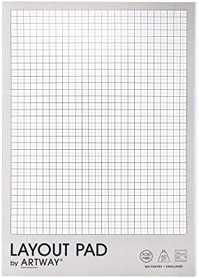 Artway - A3 Layout Pad - 60gsm - Acid-Free, Bleed-Resistant Paper ...