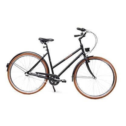 28 Zoll Alu Urban Fahrrad Damen City Bike Shimano 3 Gang Nexus schwarz Rh52cm