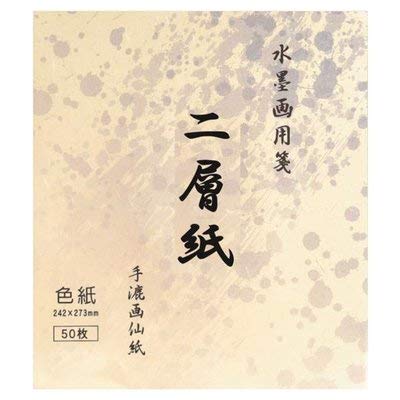 水墨画   色紙 水墨画？色紙セット 4点 鶴亀寅菊 - メルカリ