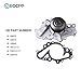 ECCPP Engine Water Pump for Chrysler for Dodge 300 Sebring Avenger Charger Magnum 2.7L AW6217