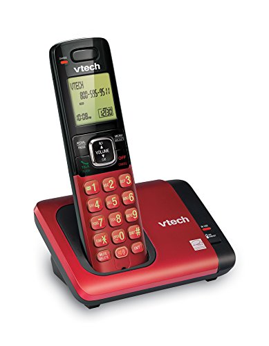 Image of VTech CS6719-16 DECT 6.0 Phone with Caller ID /Call Waiting, 1 Cordless Handset, Red (Pack of 4)