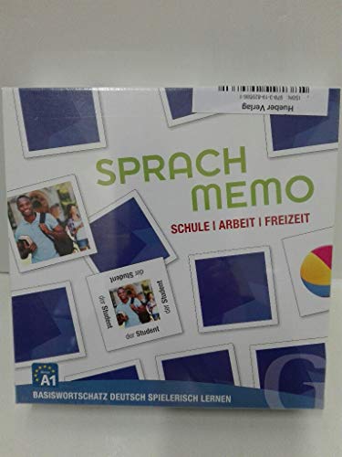Hueber Verlag GmbH SPRACHMEMO Schule, Arbeit, Freizeit: Basiswortschatz Deutsch spielerisch Lernen. Sprachspiel