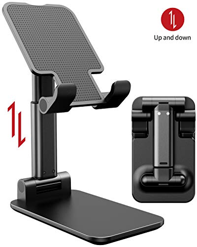iWALK Verstellbare Handy Ständer, Foldable Tragbarer Tablet Handy Halterung Multi-Winkel Handyhalterung Handys Halter für iPhone Handyhalter, kompatibel mit Smartphones und Mini/Switch/Kindle