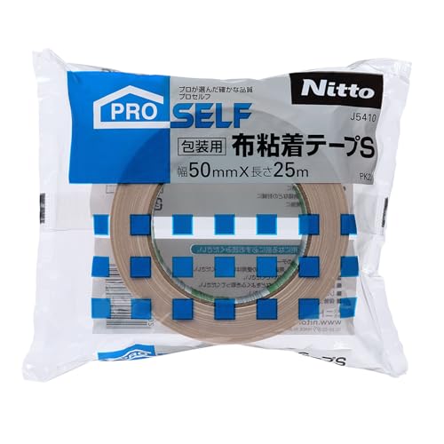 Amazon.co.jp: ニトムズ 包装用 布粘着テープ S PK-28 50mmX25m J5410
