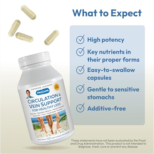 Image of ANDREW LESSMAN ProCaps Circulation & Vein Support 360 Capsules