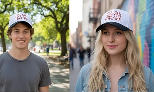 Image of Two-Toned Embroidered Lettering Dad Hat Original Classic Vintage Low Profile Baseball Cap Adjustable Plain Snapback
