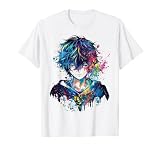 Anime Manga Motivo Dibujo Obra De Arte Anime Camiseta