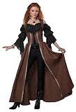 California Costumes Medieval Overdress Adult Costume (Brown), Small/Medium