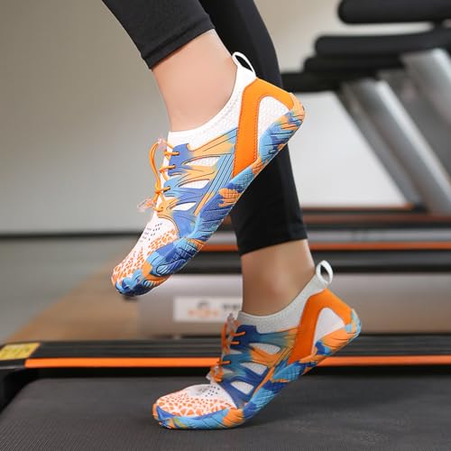 Miniatura 2 de Aonegold Zapatos De Agua Hombre Mujer Escarpines Barefoot Zapatillas Verano Outdoor Secado Rápido Surf Calzado Para Fitness Yoga Playa Transpirable Ligeras Azul,Tamaño 41