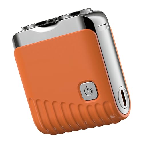Arroopu Rasoir Électrique pour le Visage des Hommes,Tondeuse Rotative Compacte | Rasoir USB Rechargeable Pour Hommes | Salle De Bain Chambre Voyage D'Affaires Père Petit Ami Mari Collègue