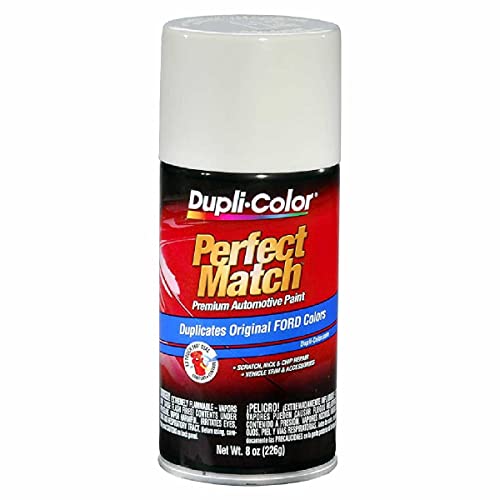Image of Dupli-Color EBFM03847 Perfect Match Automotive Spray, Ford Pure White, C /9E /YG - 8 oz. Aerosol Can