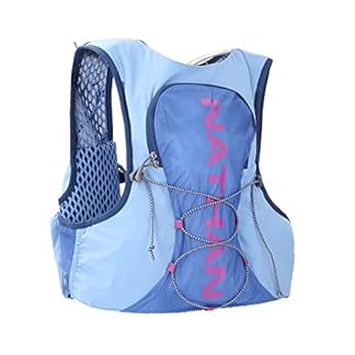 Nathan vapor airess 30 7 liter hydration vest w 2l bladder air mesh shoulder straps front pockets back zipper pocket breathable moisture wicking