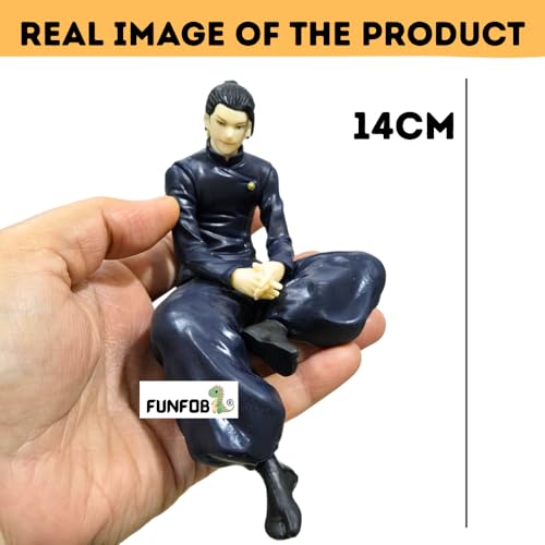 Image of FUNFOB Jujutsu Kaisen Suguru Geto Action Figure Collectible Height-14cm Anime Figures PVC Multicolour | Geto Nood-le Stopper