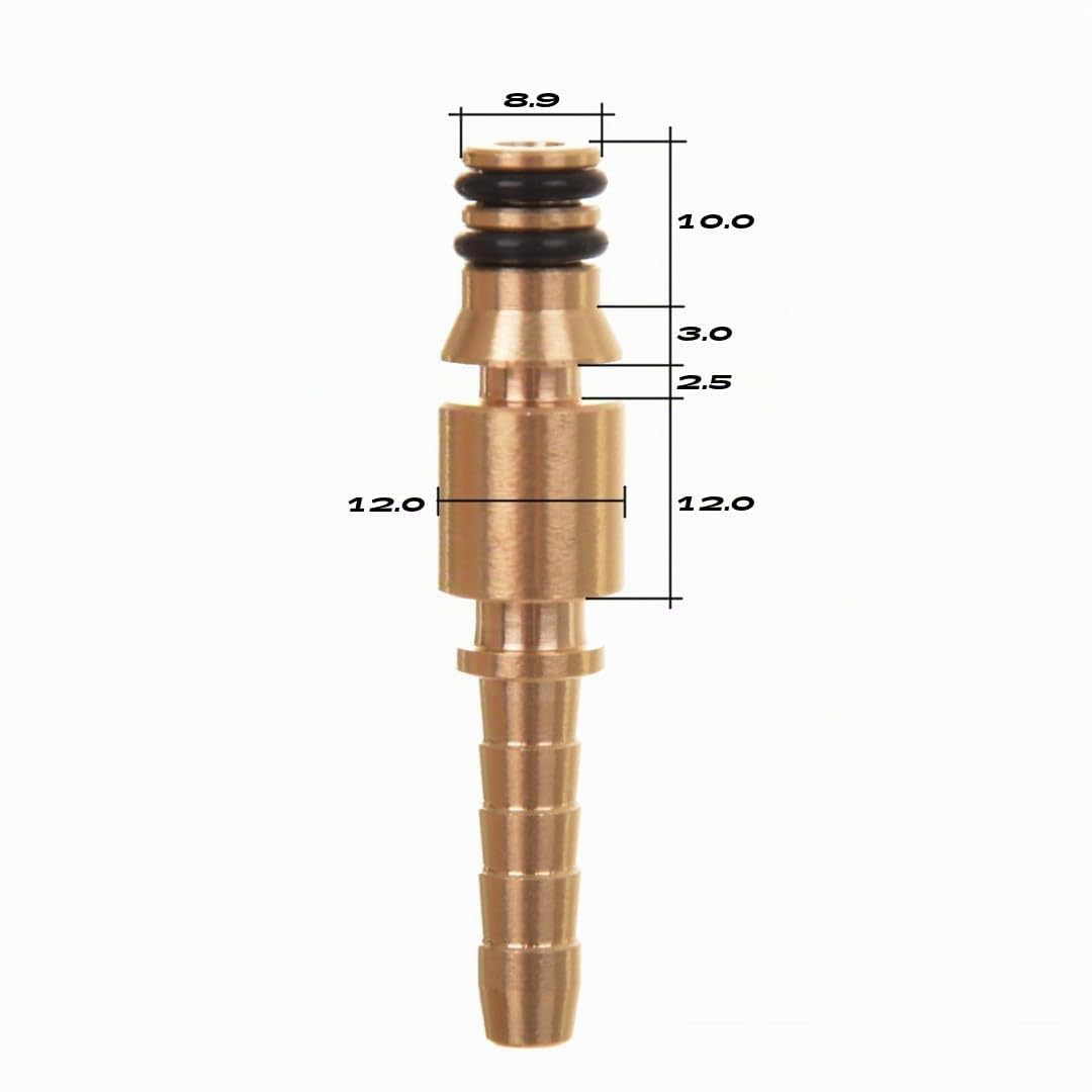 TECHKAR Tuyau Flexible Haute Pression 200bar Longueur 15m Compatible avec Les nettoyeurs Haute Pression Parkside PHD 150 170 avec Tambour et Cube