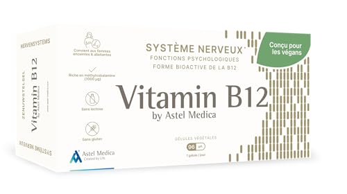 Vitamin B12 - Fonctions psychologiques & Système nerveux - Complément alimentaire - 32,64,96 gellules (96)