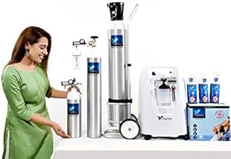 MyOxy Portable Oxygen Can, Oxygen Cylinder with an External Mask (Pack of 1, 5.9 Litres)