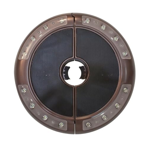 Treasure Garden Luna Cordless Umbrella Light with Built-in Bluetooth Speaker System (Black)