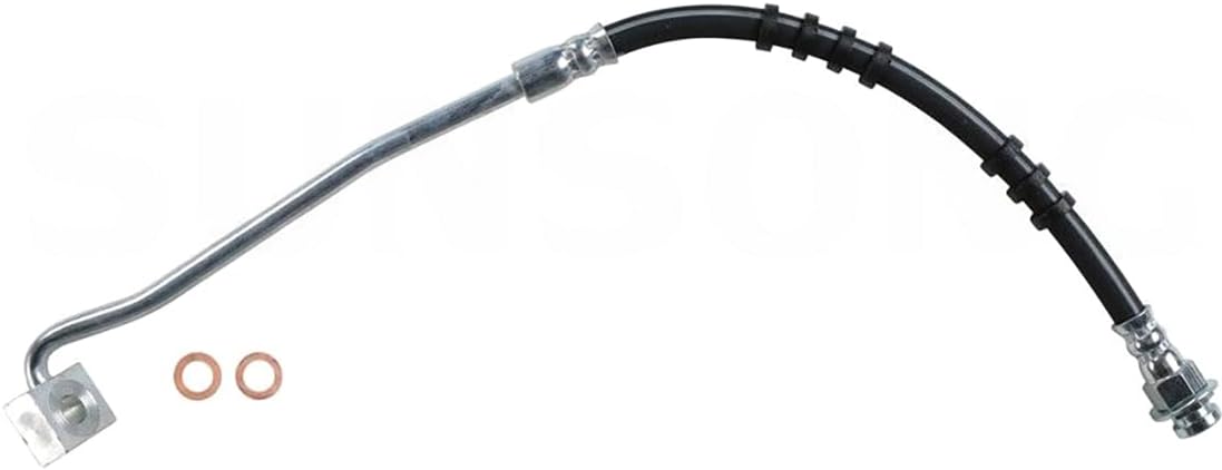 ‎A-Partrix Replacement Brake Hoses Front, Set 2 Front Brake Lines Break Hydraulic Hose Kit fits Dodge Dakota 1996 1995 1994 1993 1992