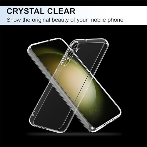 Image of CEDO Samsung Galaxy S26 Ultra (5G) Clear Case | Soft Flexible Slim-Fit | Full Body 360 Protection Shock Proof TPU Back Cover (Transparent)