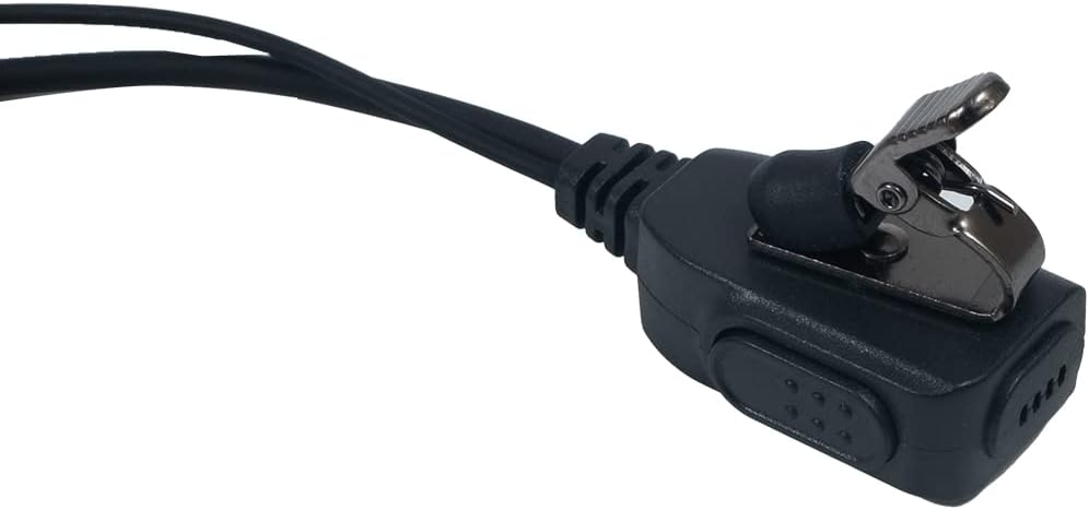 Walkie Talkie Earpiece with mic Acoustic Tube Earpiece Compatible with Motorola Talkabout MH230R T200 T260 MR350R MT350R MS350R 2 Way Radio 10 Pack